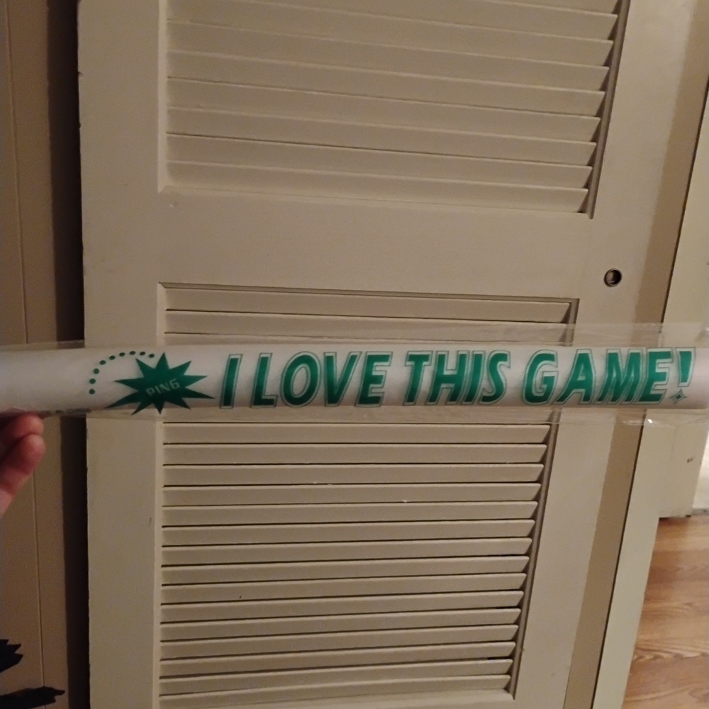 Ping White and Teal I LOVE THIS GAME! Bat